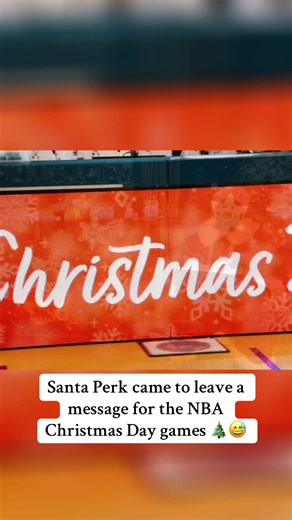 Santa Perk's Message for NBA Christmas Day Games