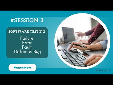 Software Testing Terms Explained Simply | Error, Fault, Defect, Bug & Failure