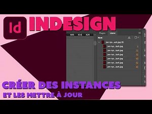 Indesign - Astuces - Utiliser des instances