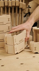 Turning offcuts into something useful is one of the most rewarding parts of CNC woodworking. That’s why we designed these small, stackable boxes - perfect for sorting screws, bits, and all the little things around the workshop. 🛠️ You can cut them from scrap plywood on your CNC, and best of all - the DXF files are Free on our website 👉 aribabox.com #woodbox #woodenboxes #scrapwoodproject #scrapwoodchallenge #plywoodbox #cnctooling #freedxf #freedxffiles #onefinitycnc #workbeecnc #shaperorigin 