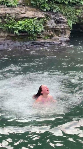 Cold Water, Bikini Courage, and a Winter Jump That Feels Amazing 👙❄️💦