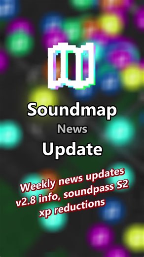 Weekly News Updates! | Soundmap News Announcement - New weekly updates replacing town halls - Gem epic is back usually a 0.3% rate but is boosted to 0.4% for a short time - Final stretch on v2.8 with a new rarity and some performance fixes. Aiming to get it out by mid January - Started working on Grammy Edition and Soundpass Season 2, so that we have enough new content until end of Jan - React native update to 0.81 (UI Software Framework) allows for battery optimization and some performance gain