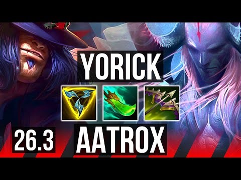 YORICK vs AATROX (TOP) | 48K damage | EUW Master | 26.3