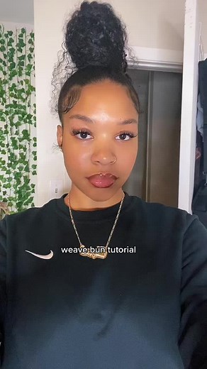 Stylish Weave Bun Hairstyles for Natural Hair | Tutorial Included!