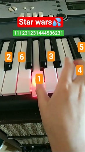 Star wars 💦 (easy piano tutorial)