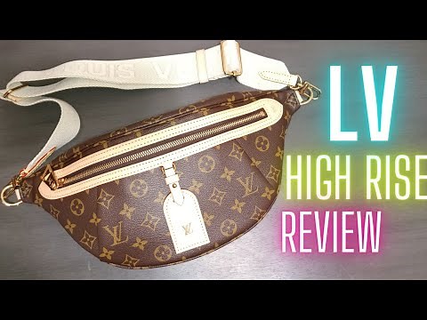 UP CLOSE AND PERSONAL LOUIS VUITTON HIGH RISE BUMBAG REVIEW! | + WHAT FITS INSIDE!