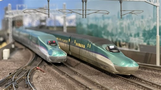 ＜Nゲージ＞E5系 東北新幹線 （ちょっとJR常磐線） Modellbahn Spur N Model Railroad 鉄道模型
