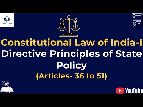 14. Directive Principles of State Policy (DPSP) Explained | Articles 36–51 | Indian Constitution