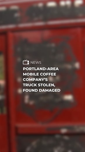 A mobile coffee truck was stolen on Friday and was recovered on Monday morning, but with significant damage. Find the full story on the FOX 12 app. | FOX 12 Oregon