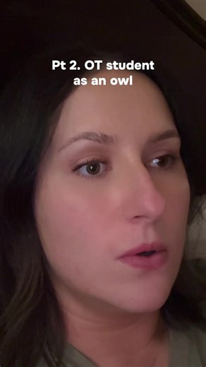 Pt. 2 This owl is going thruuuu it at fieldwork rn 🦉#occupationaltherapy #occupationaltherapystudent #owl #fieldwork #gradschool