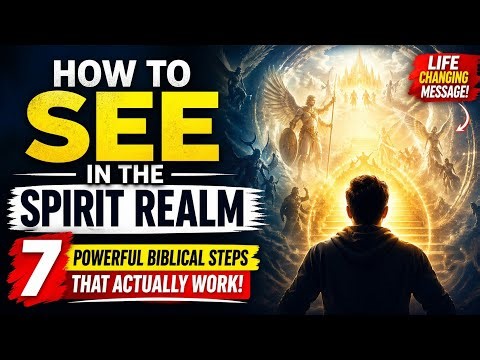 How to See in the Spirit Realm (7 Powerful Biblical Steps That Actually Work)