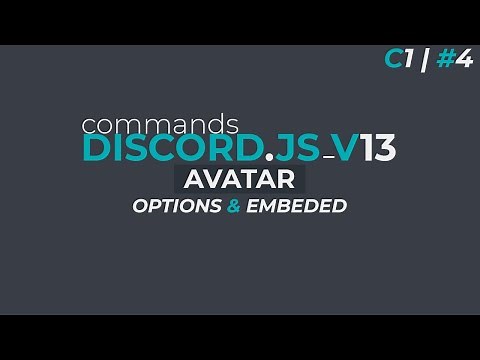 Avatar Command | Discord.JS V13 | C1 / #4