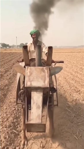 Check out my new eco friendly tractor 💯✅🔥😱☺️ #ajabgajab #ajabgajabfacts #ajabgajabfact #farmer #farm