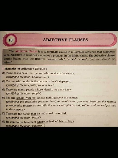 Adjective Clauses | English Writing Skills | Let's Learn Grammar