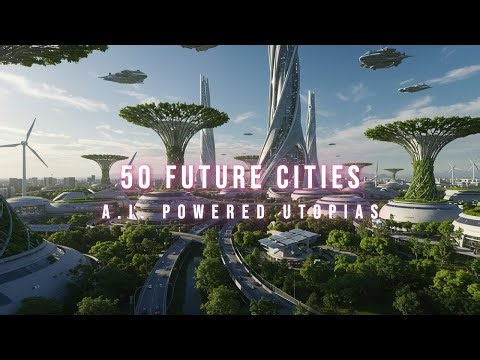 2075: 50 Futuristic Cities A Hard Sci Fi Worldbuilding Series in 4K
