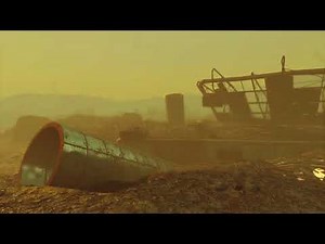 Fallout 4 - Glowing Sea Ambiance (geiger counter, thunder, wind)