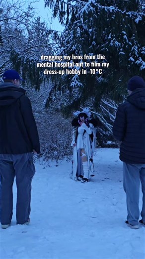 just dude things (?) #columbinagenshinimpact #cosplay #snowphotoshoot | columbina genshin impact cosplay