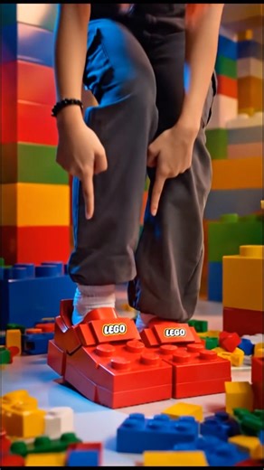 Step IN Legos, rock your fit! @Lego x @Crocs Brick Clog. Code YCRK @Mindy.insta