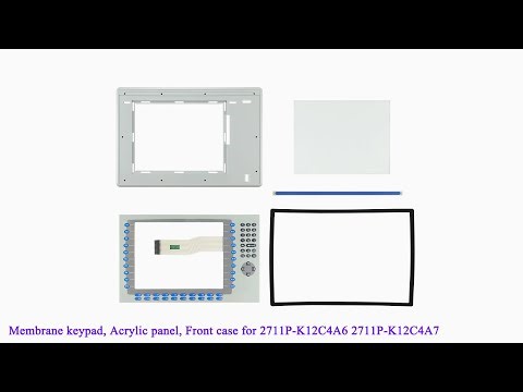 2711P-K12C4A6 2711P-K12C4A7 Front Plastic Case, Membrane Keypad for PanelView Plus 1250