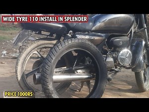 SPLONDOR MODIFY TYRE SPLONDOR FAT TYRE INSTALLATION SPLONDOR BACK BIG TYRE WITH SOLUTIONS
