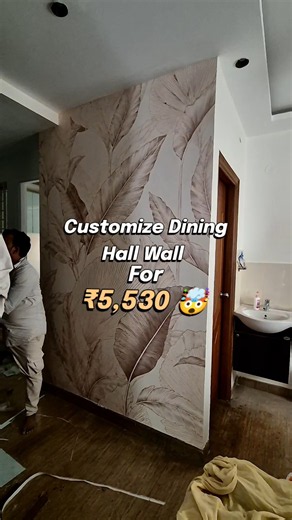 ₹5,530 → Stunning Customized Dining Hall Transformation! ✨