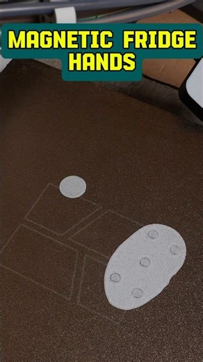 I 3D Printed Hands For My Fridge... 🧲👀 #3dprinting #shorts