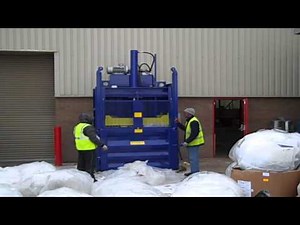 CARDBOARD BALER V500 INSTALLATION VIDEO