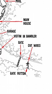 Diagram of Sharon Tate’s residence at 10050 Cielo Drive | CieloDrive.com