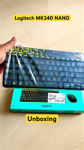 Logitech MK240 NANO unboxing #logitech #logitechmk240 #nanokeyboard #keyboard #wirelesskeyboard