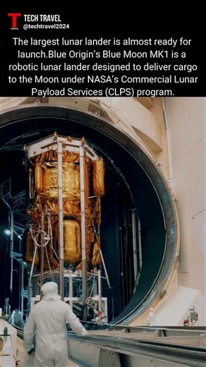 The largest lunar lander is almost ready for launch. #nasa #blueorigin #lunar #misssion #short