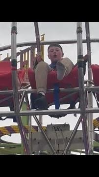 SlingShot Ride Sends Shoe Flying in Heart-Stopping Adventure || WooGlobe