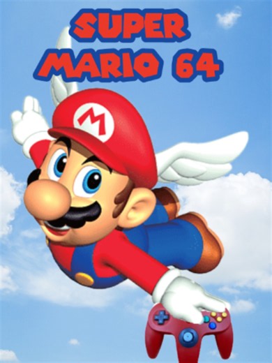 Super Mario 64 on N64 — classic Nintendo 64 memory