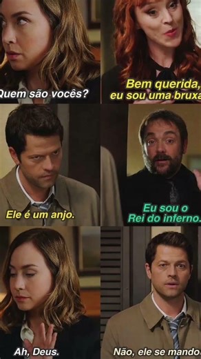 PARECE ATÉ PIADA #shorts #spn #crowley #castiel #rowena #deanwinchester #samwinchester #fypシ #viral