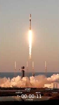LIFTOFF! SpaceX launches Starlink Group 6-110 from Florida!