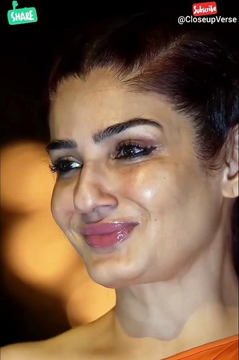 Raveena Tandon Hot Face Expressions Closeup Vertical Edits | Actress Lips Closeup 4K HDR Videos