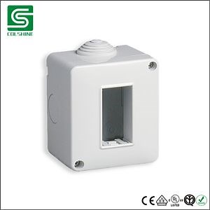 [Hot Item] Electric Switch Box White Wall Socket Plug for Indoor