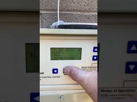 Programing a Pentair Easy Touch 8