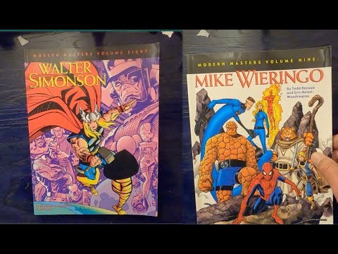MIKE WIERINGO WALTER SIMONSON MODERN MASTERS BOOK REVIEWS