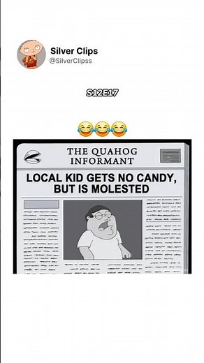 Local boy gets no candy 😂 #ytshorts #cartoon #familyguy