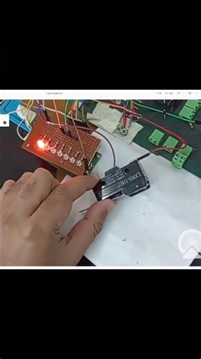 Limit switch and PIC16F877A mini project. #coding #programming #engineering #sensor #electronic #diy