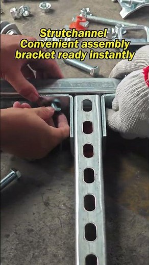 strutchannel install #srutchannel#uniSTRUT#CCHANNEL#Uchannel#factory #strutchannel