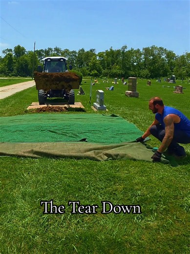Tear Down Process for Burial Vaults and Caskets