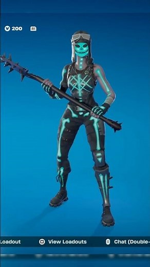 Fortnite Skeletara Skin with Vision Pickaxe!
