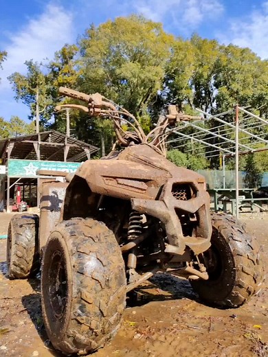 気持ちの良い瞬間🤣🤣🤣 #バギー #atv #東京バギー村 #泥にまみれたい #印西 #offroad #オフロード #バイク