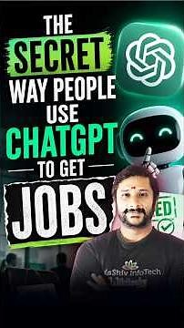 Secret ChatGPT Tricks to Get Jobs Faster in 2026 | Kaashiv infotech Course