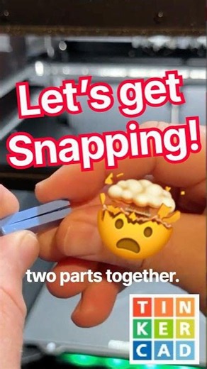 A Slick Snap Fit Tinkercad Connector: Fasten Flat Parts Instantly! 🚨