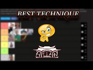 BEST HEIAN TECHNIQUE TIER LIST