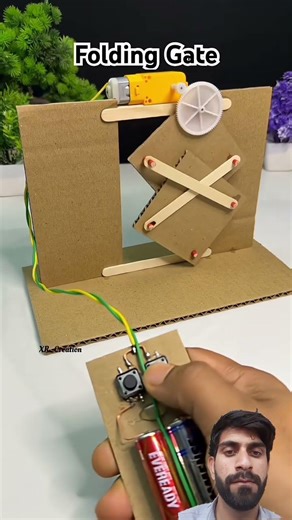 How to making folding door invertion with dc motor project #dcmotor #shortvideo #trendingshorts