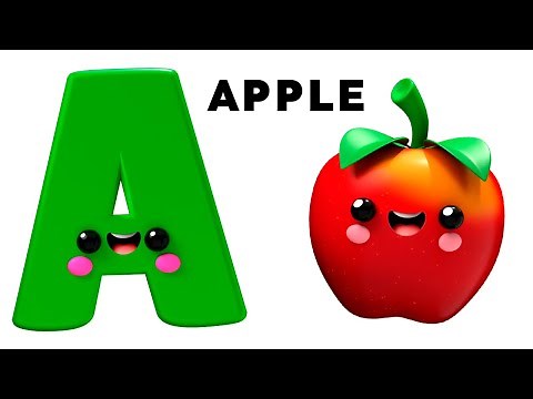 ABC Song - A to Z Nursery Rhymes by Baby Fruit Dancing™ Sensory Video