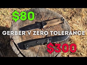Cheap vs Expensive Tactical Survival Blades - Gerber v Zero Tolerance